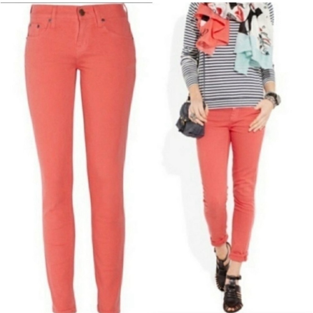 10" high-rise toothpick skinny JCrew